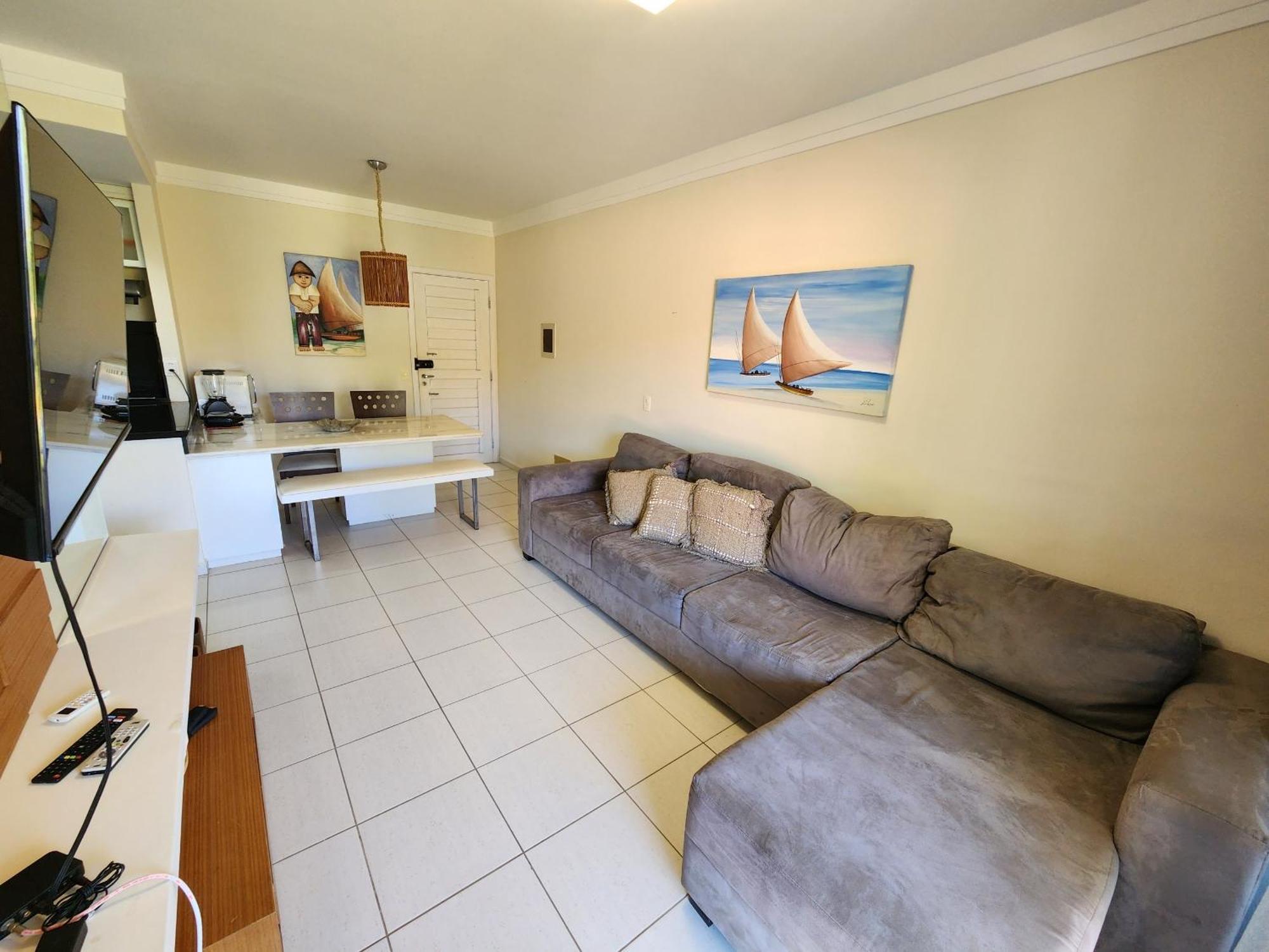 Living - Com 2 Quartos - Pe Na Areia *